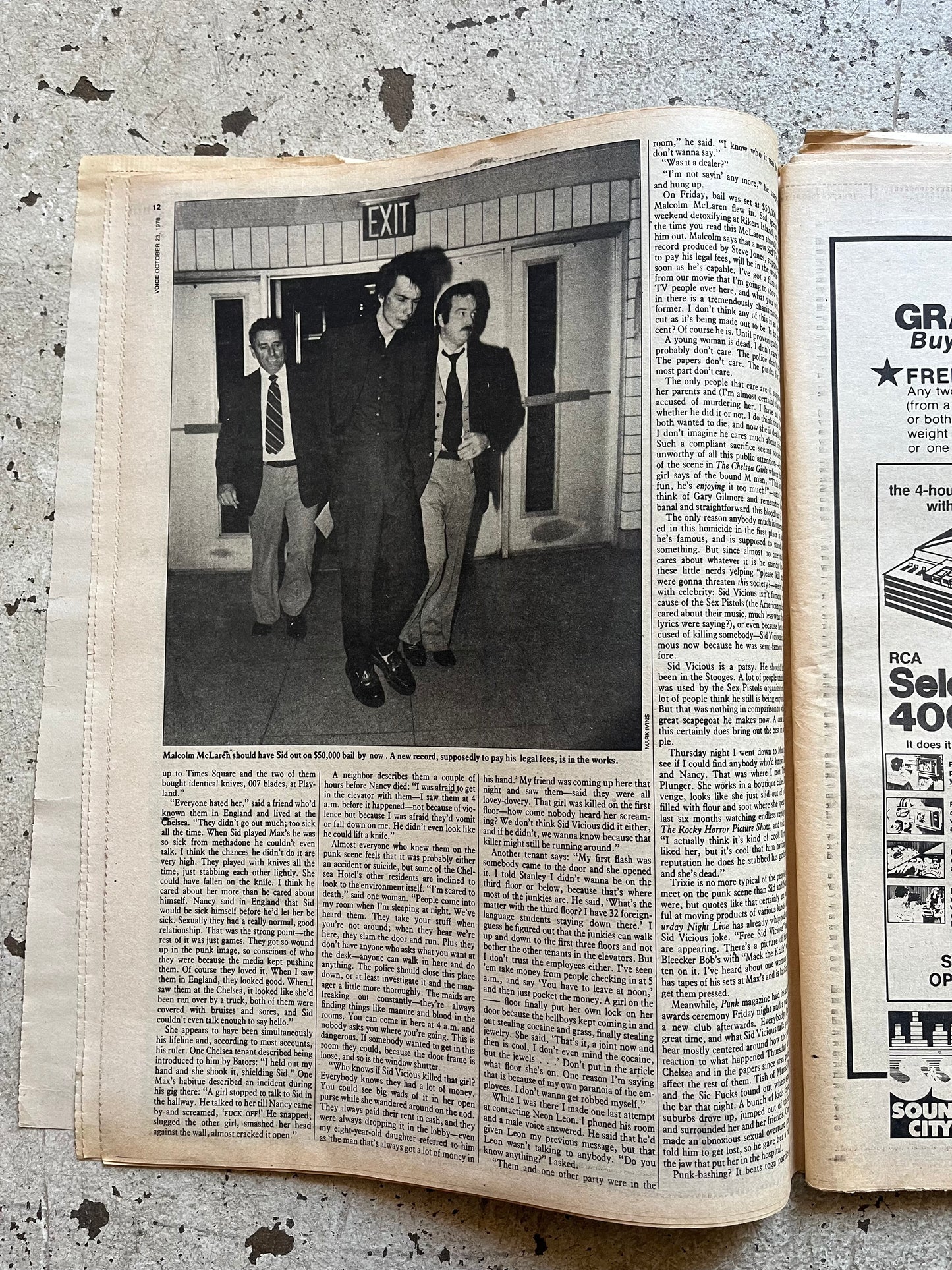 Village Voice, Sid + Nancy, 1978