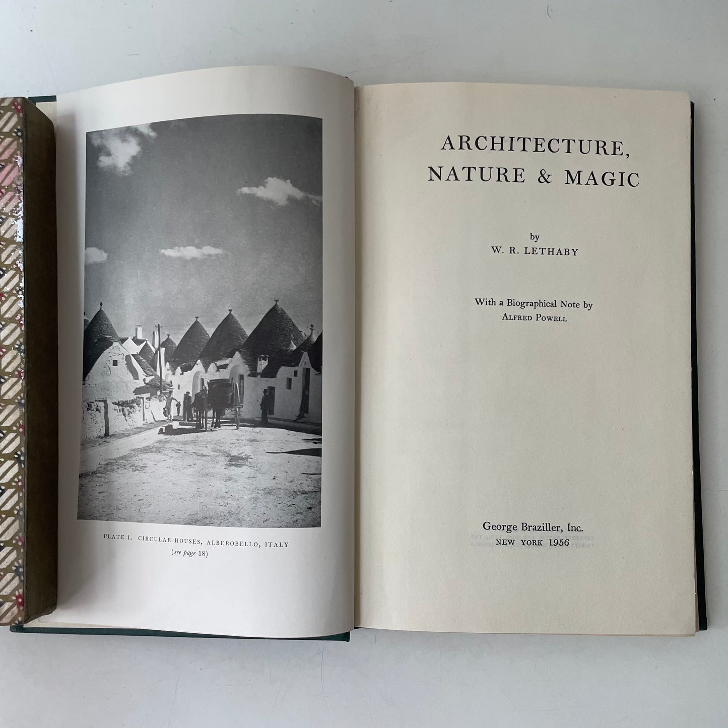 Architecture, Nature & Magic, W.R. Lethaby, 1956