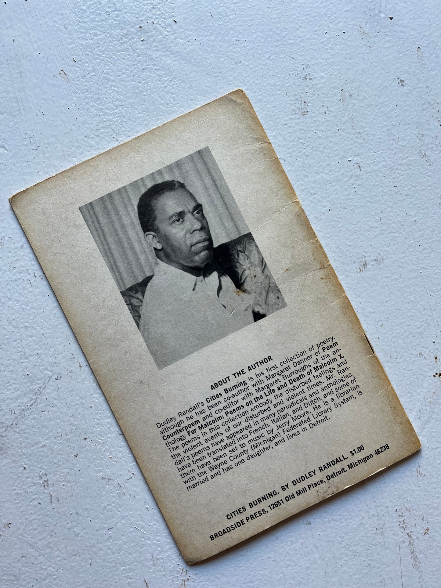 Cities Burning, Dudley Randall, 1968