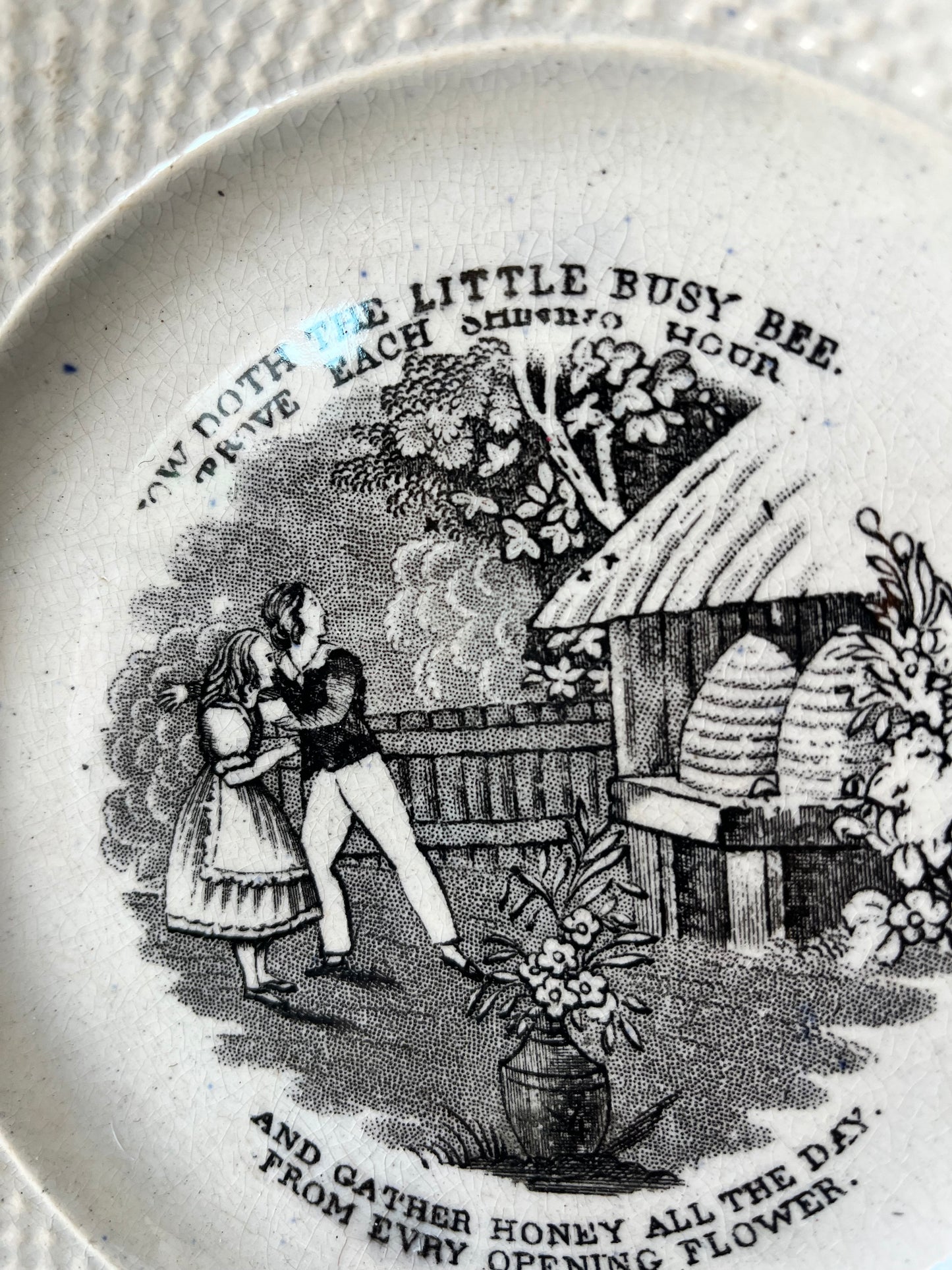 How Doth the Busy Bee Plate, and 1870-90