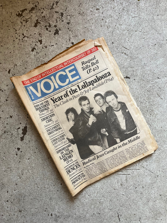 Village Voice, The Clash Cover, 1981