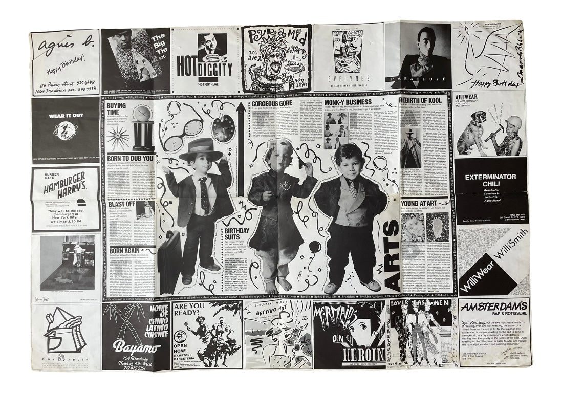 Paper “Birthday”, June 1985