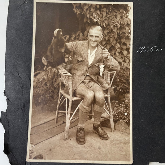 Dandy With Bear and Gun, Snapshots, 1920s