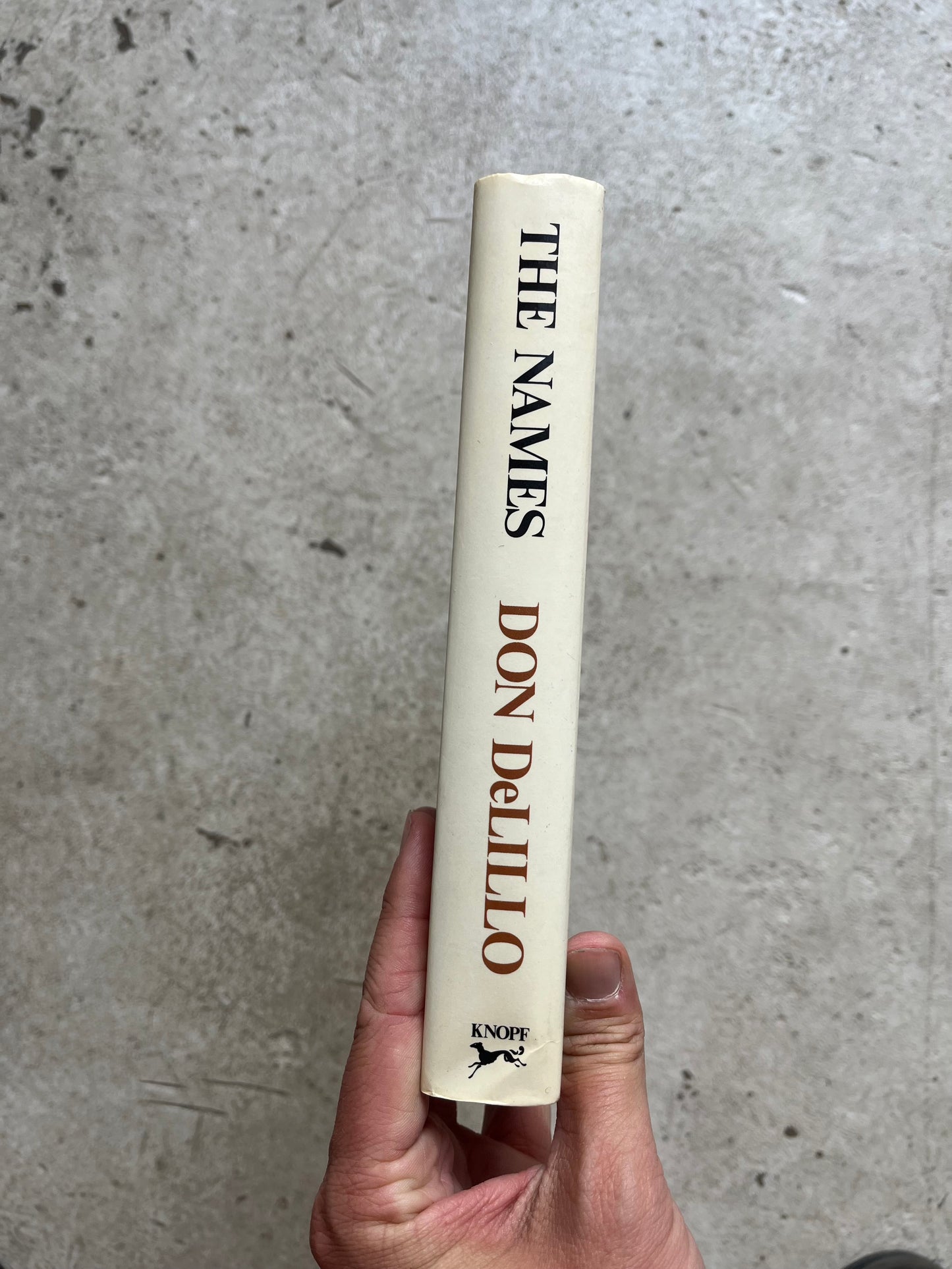The Names, Don Delillo, First Edition 1982