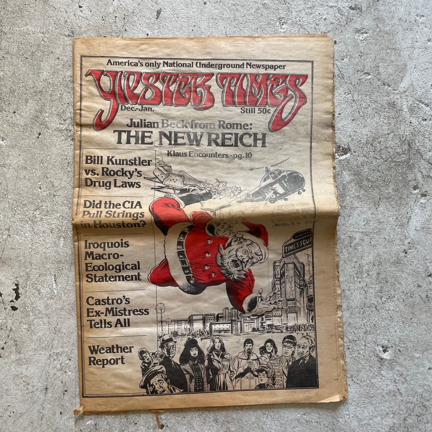 Yipster Times Collection, 5 Issues, 1970s