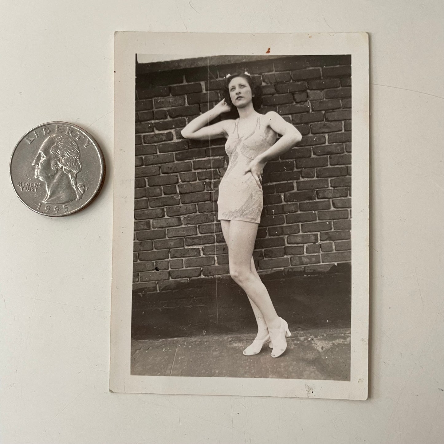 Posing Flapper, Snapshot, 1920s