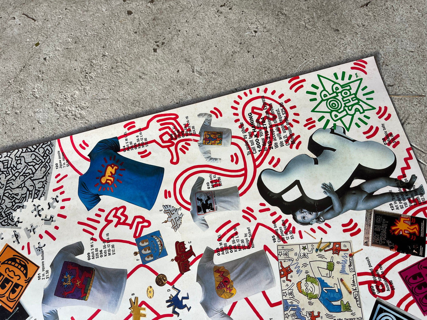 Haring Pop Shop Poster, 1986