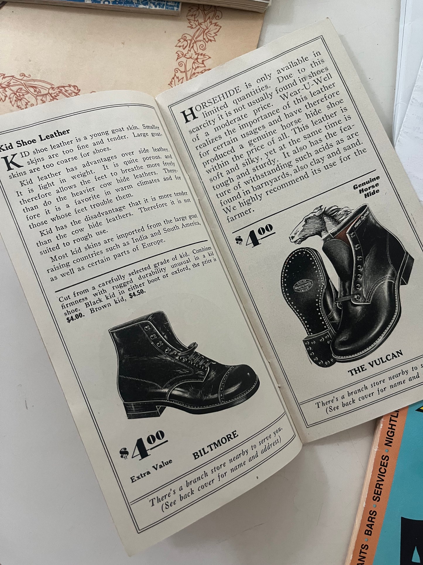 Wear-U-Well Shoes Catalog, 1929
