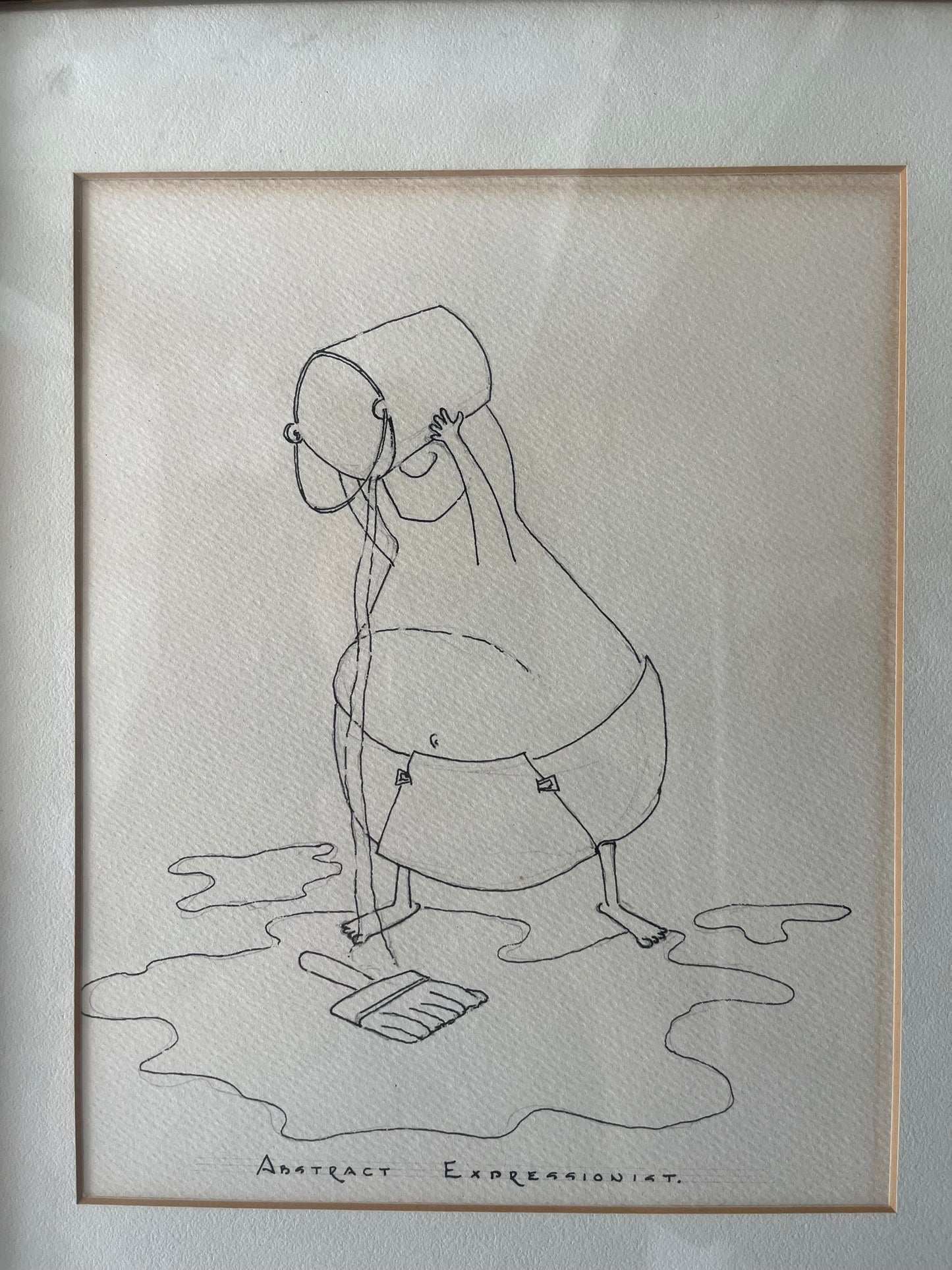 Anti-Abstract Expressionism Cartoon, 1970s