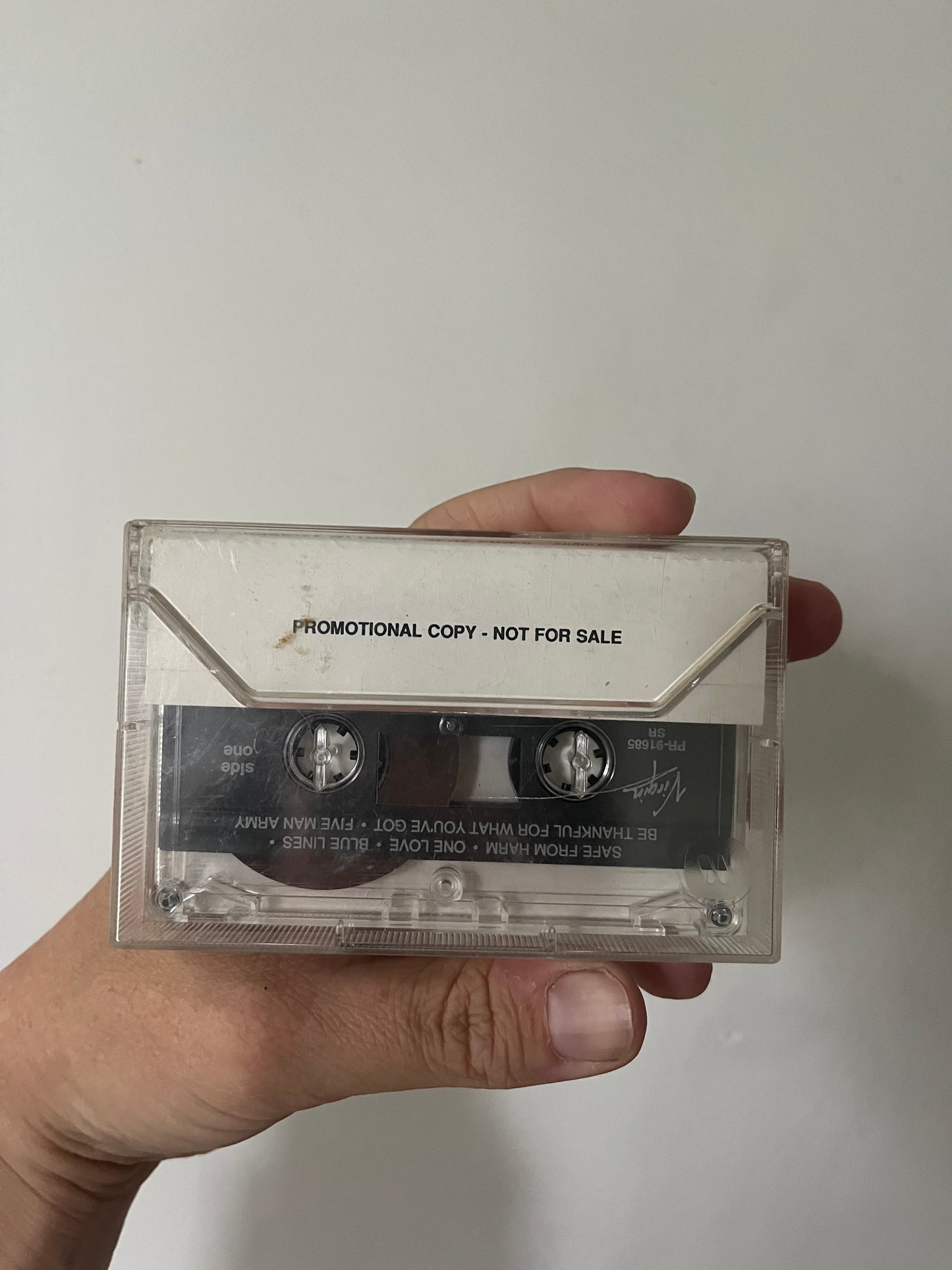 Massive Attack, Blue Lines Promo Cassette
