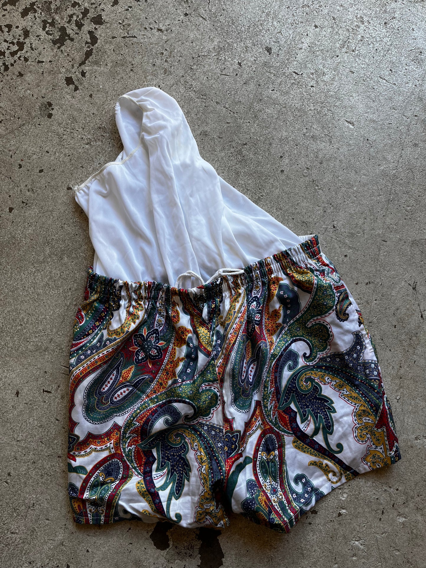Paisley Swim Trunks, 28W , 1960s