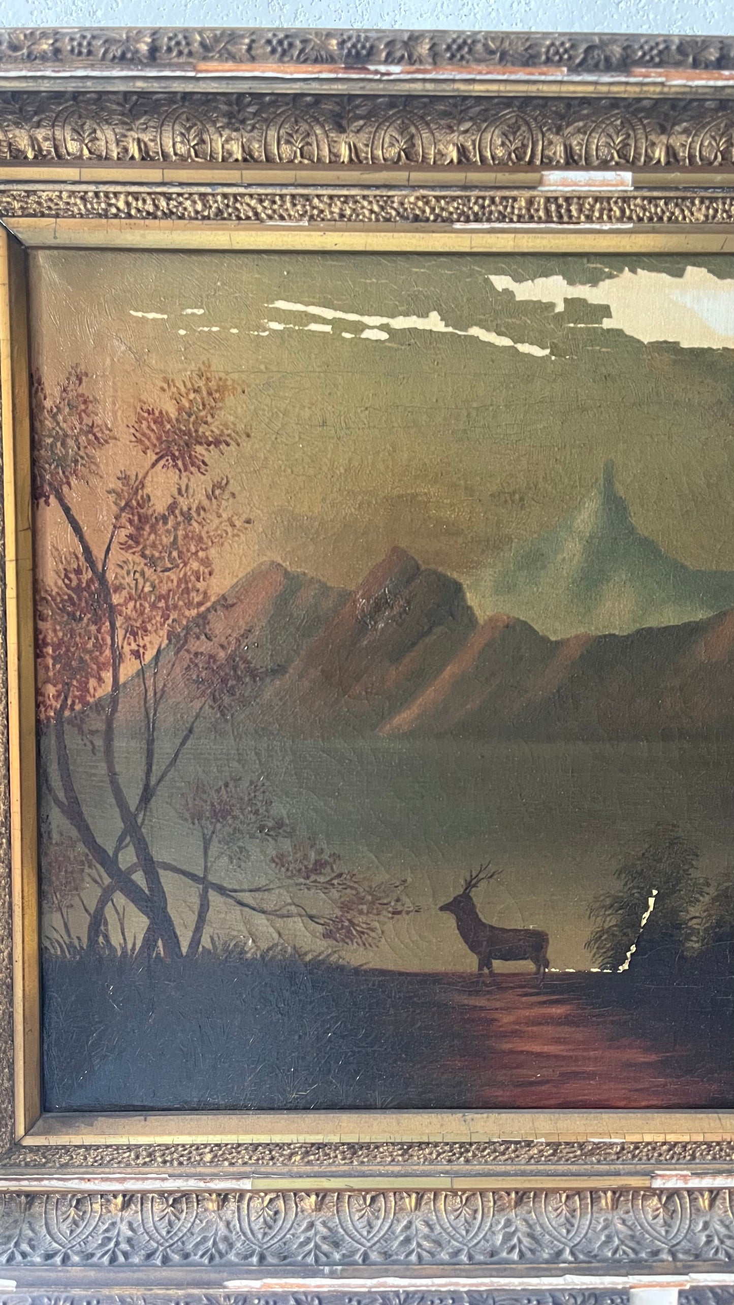 Deer in the Mountains, 1880s