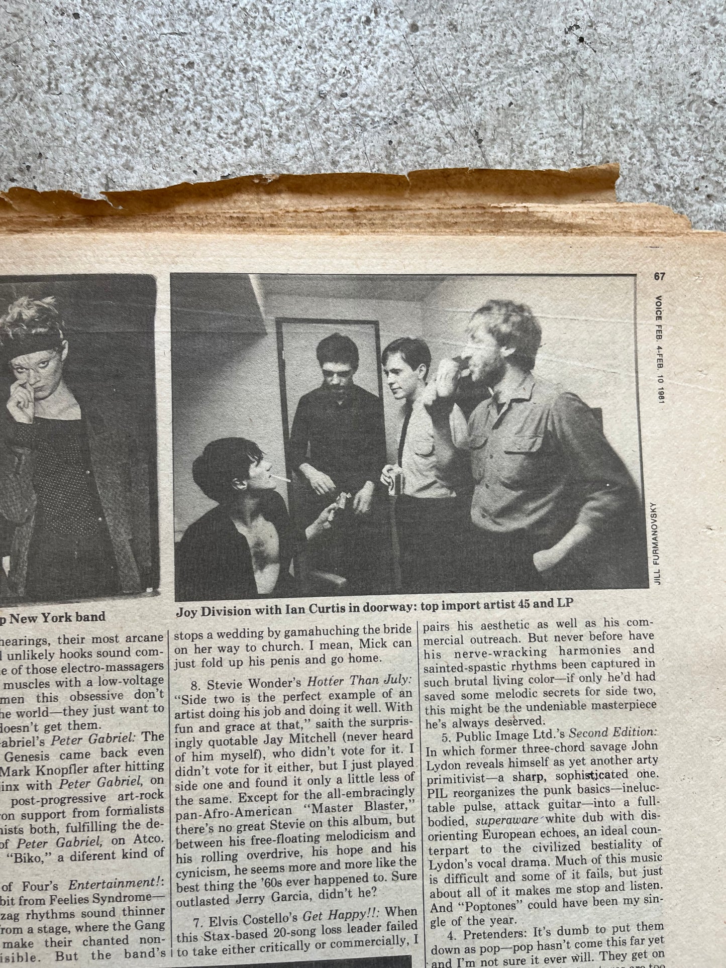 Village Voice, The Clash Cover, 1981