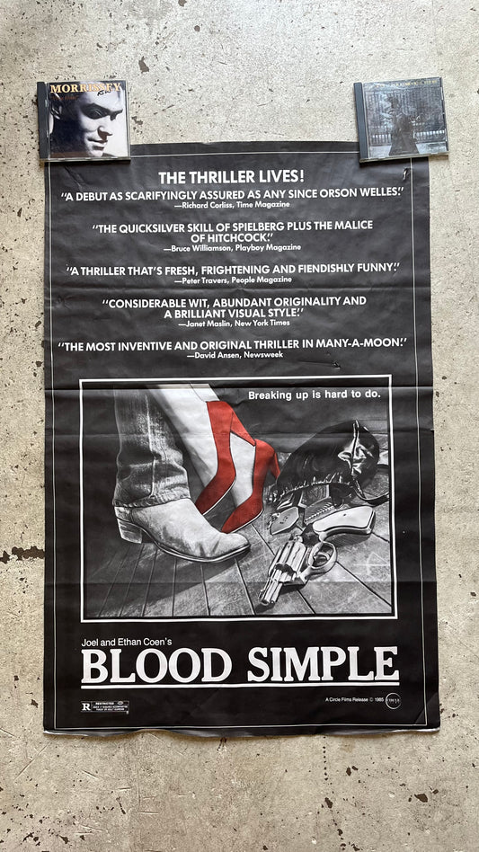 Blood Simple, Original One Sheet, 1984