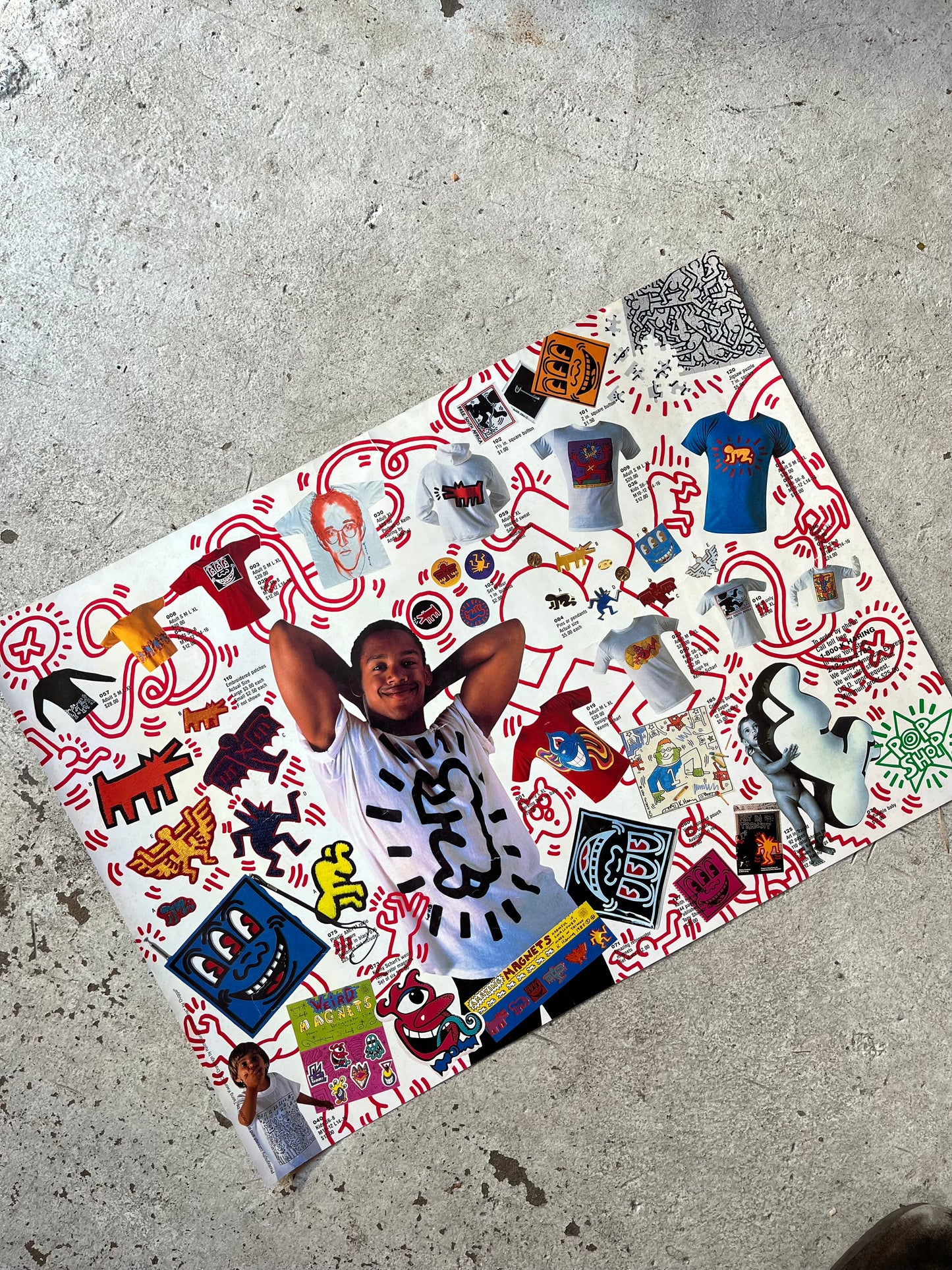 Haring Pop Shop Poster, 1986