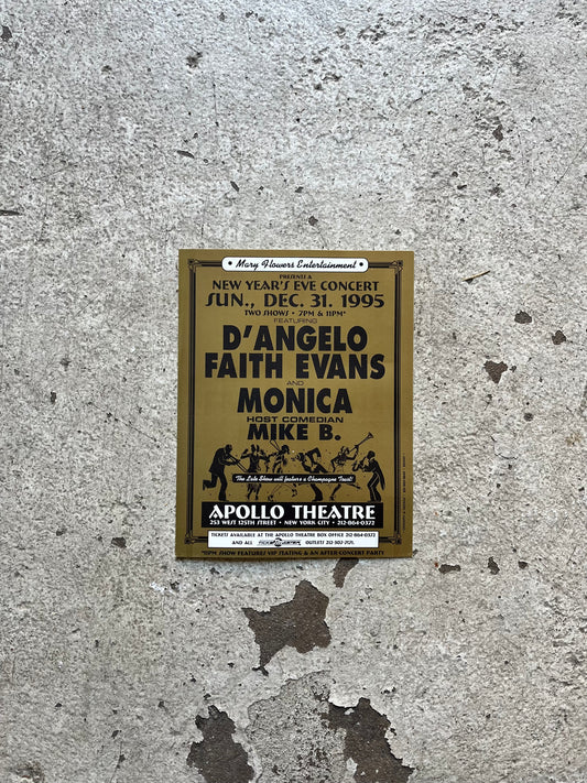 D’Angelo at the Apollo, Handbill, 1995