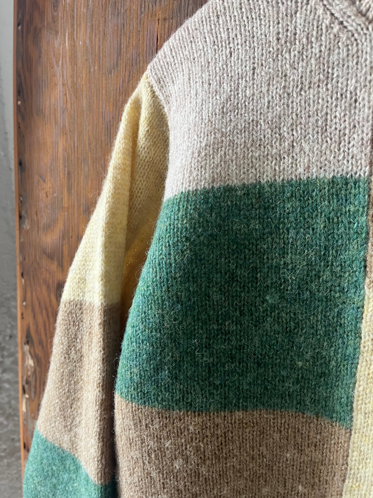 Colorblock Shetland, Size M, 1990s