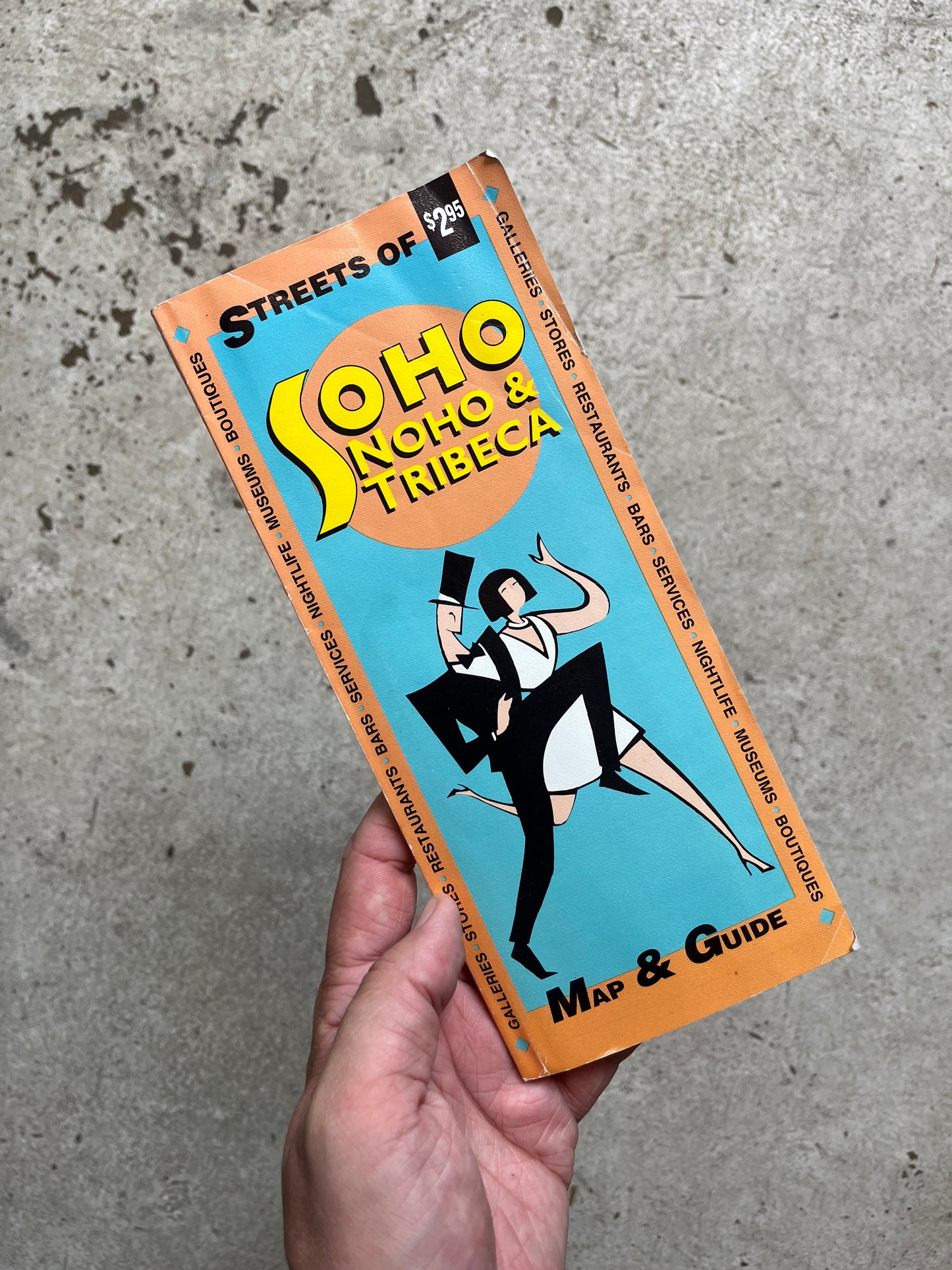 Soho, Noho & Tribeca Map, 1994