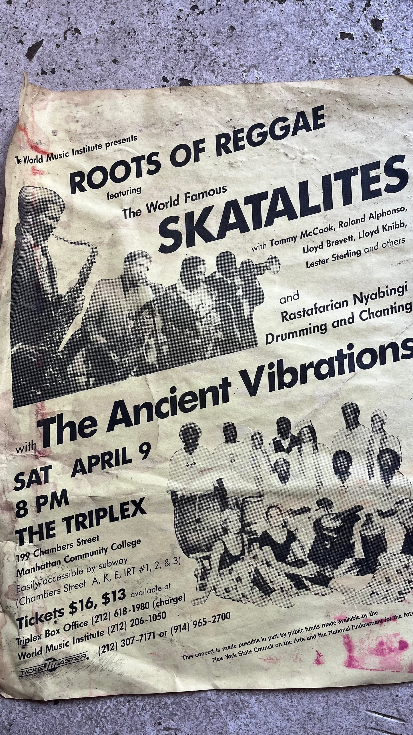 Skatalites Flyer, 1990s
