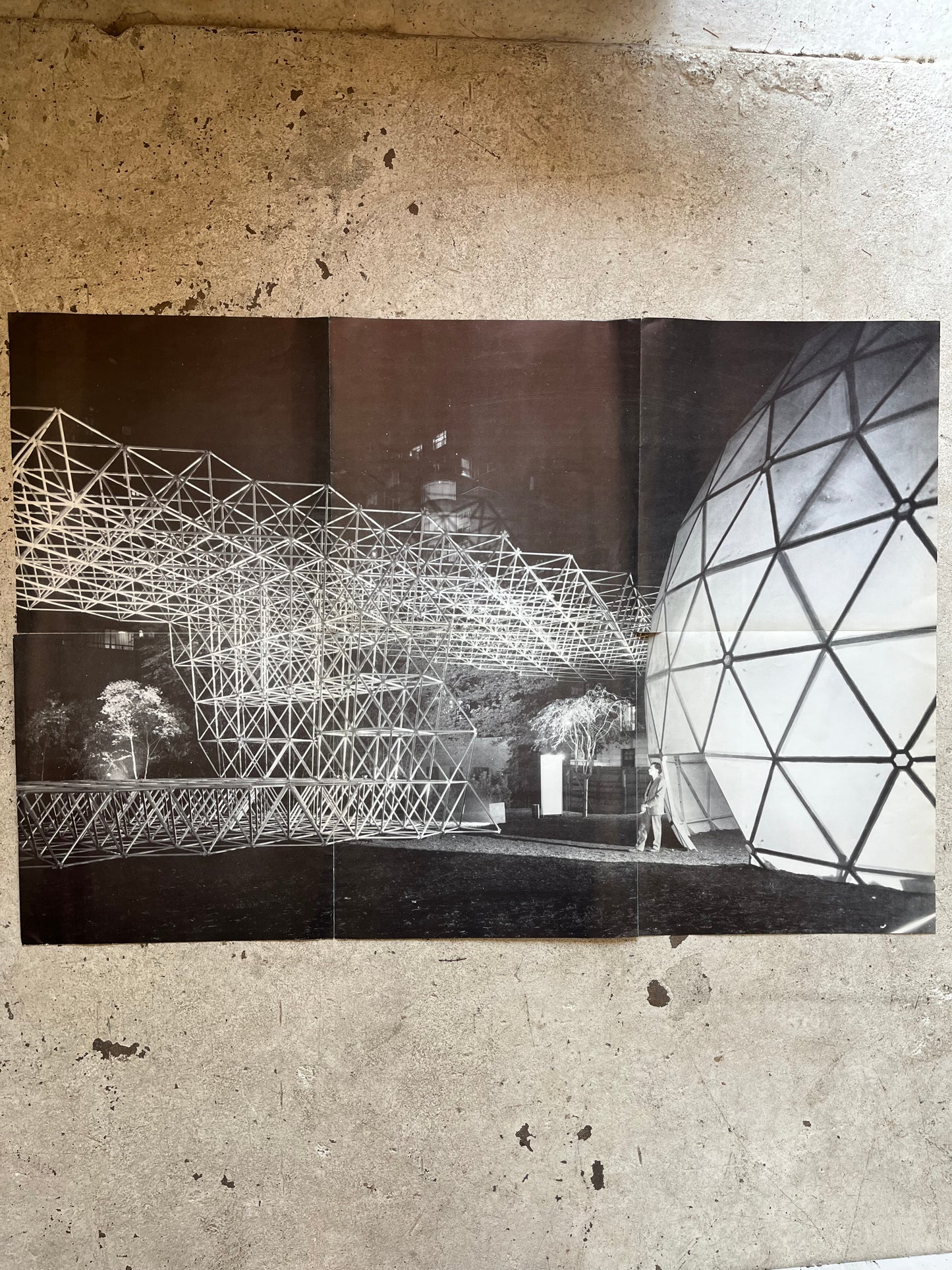 "Three Structures" Buckminster Fuller, MoMA 1960