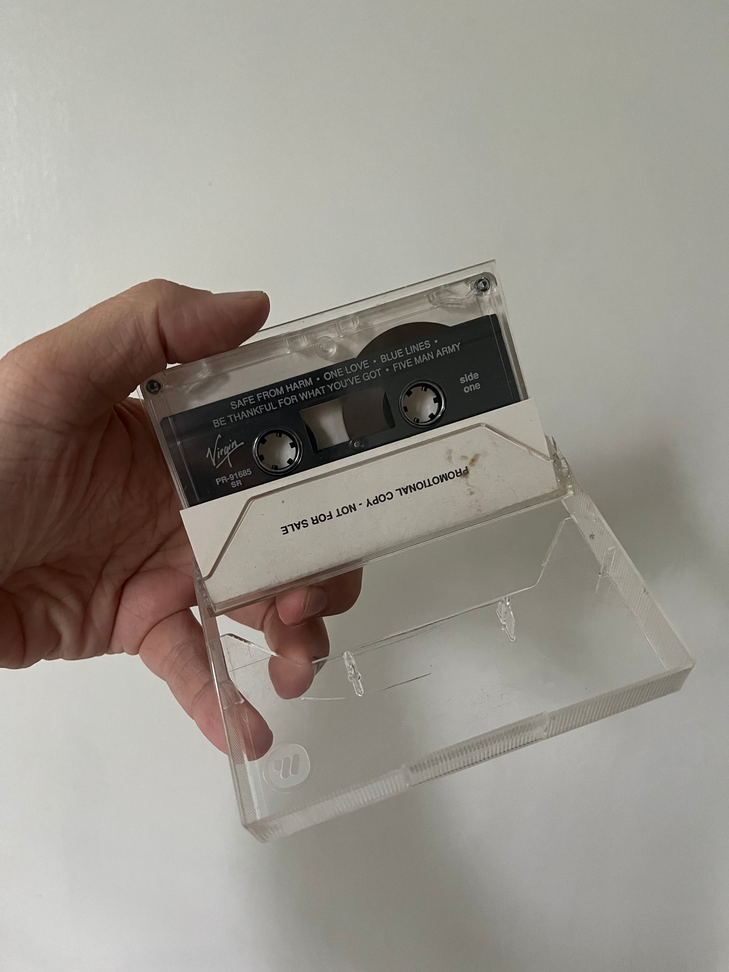 Massive Attack, Blue Lines Promo Cassette
