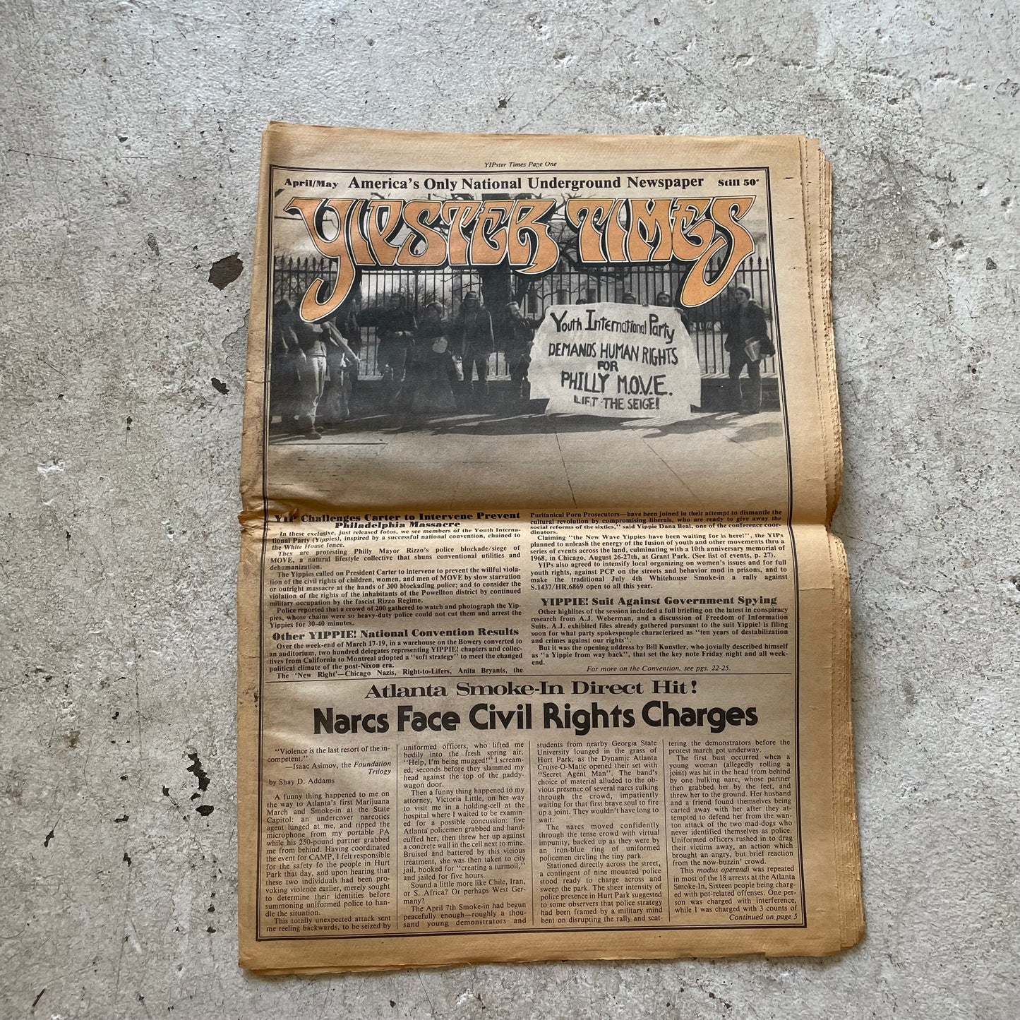 Yipster Times Collection, 5 Issues, 1970s