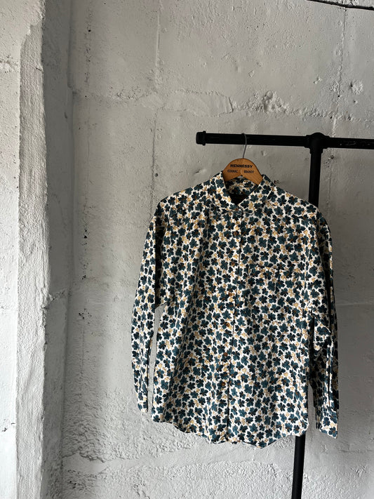 Eddie Bauer Leaf Print, Sz M/L, 1990s