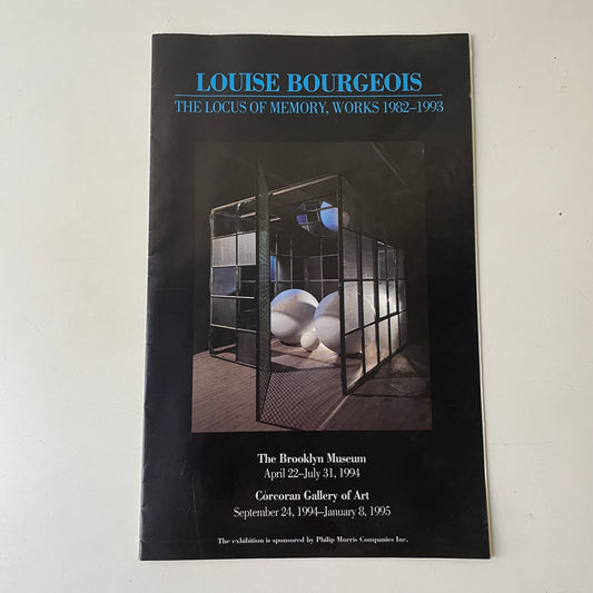 Louise Bourgeois, Locus of Memory Brochure, Brooklyn Museum 1994