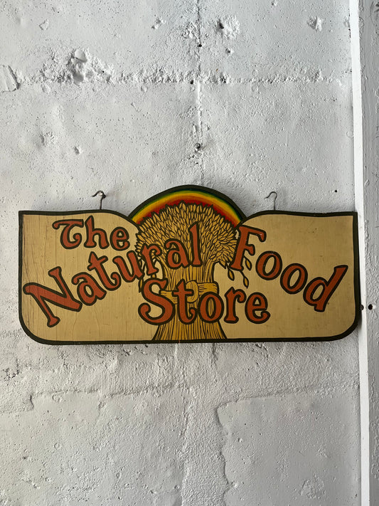 Natural Food Store Sign, 1970/80