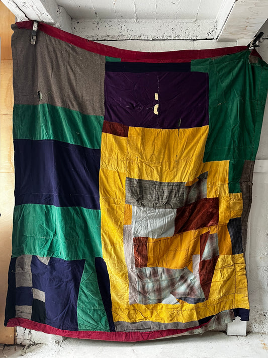 Strip Quilt, 1940/50