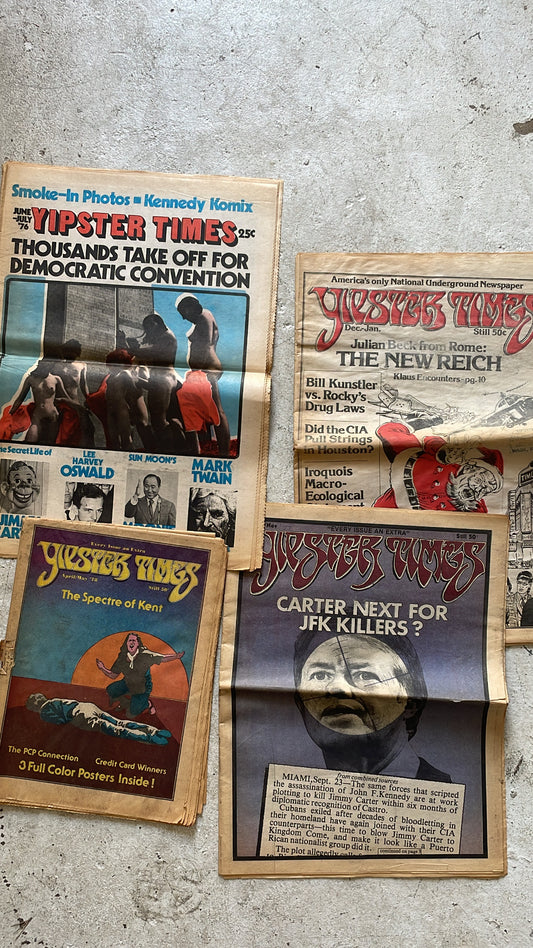 Yipster Times Collection, 5 Issues, 1970s