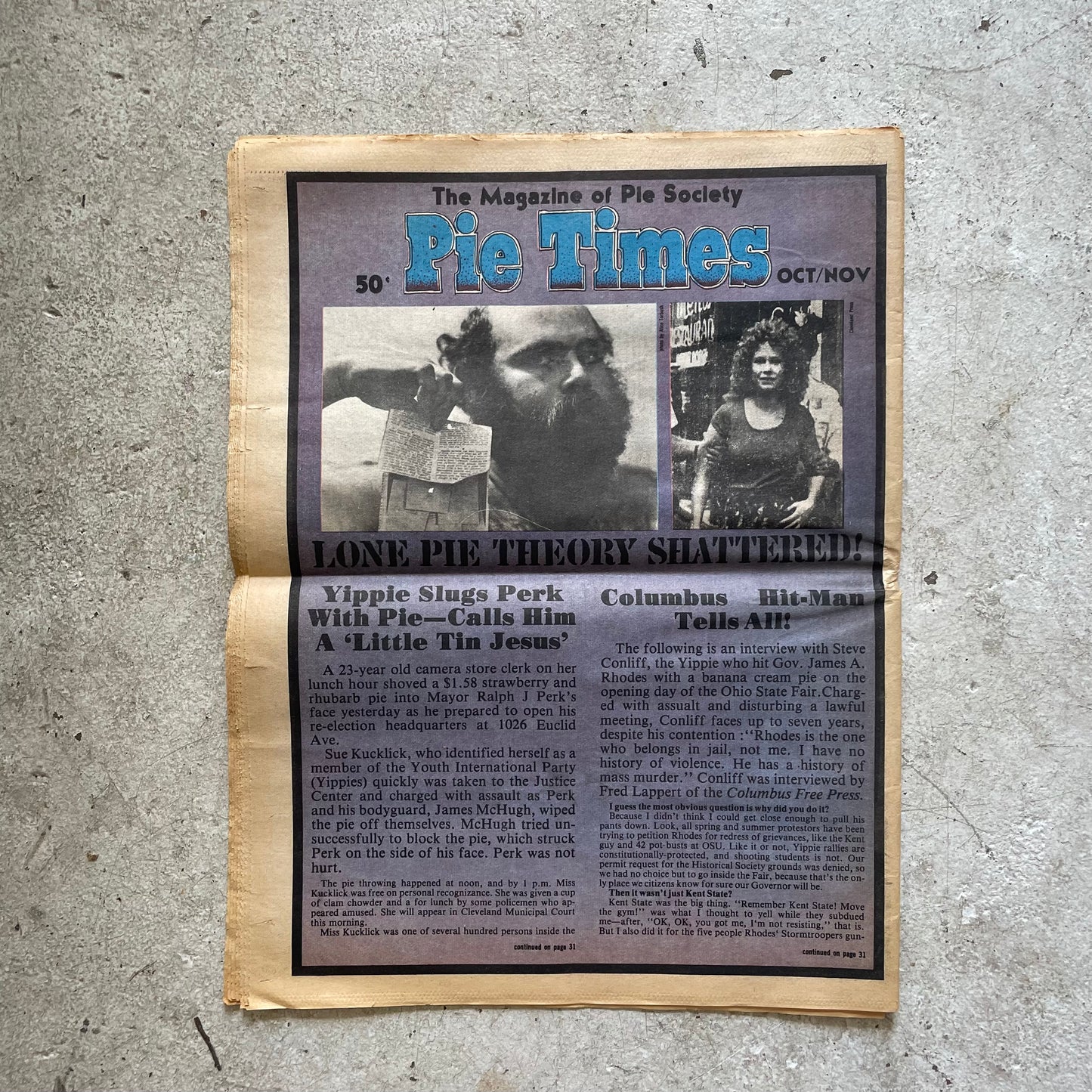 Yipster Times Collection, 5 Issues, 1970s