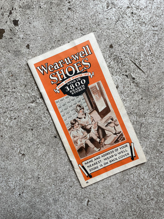 Wear-U-Well Shoes Catalog, 1929