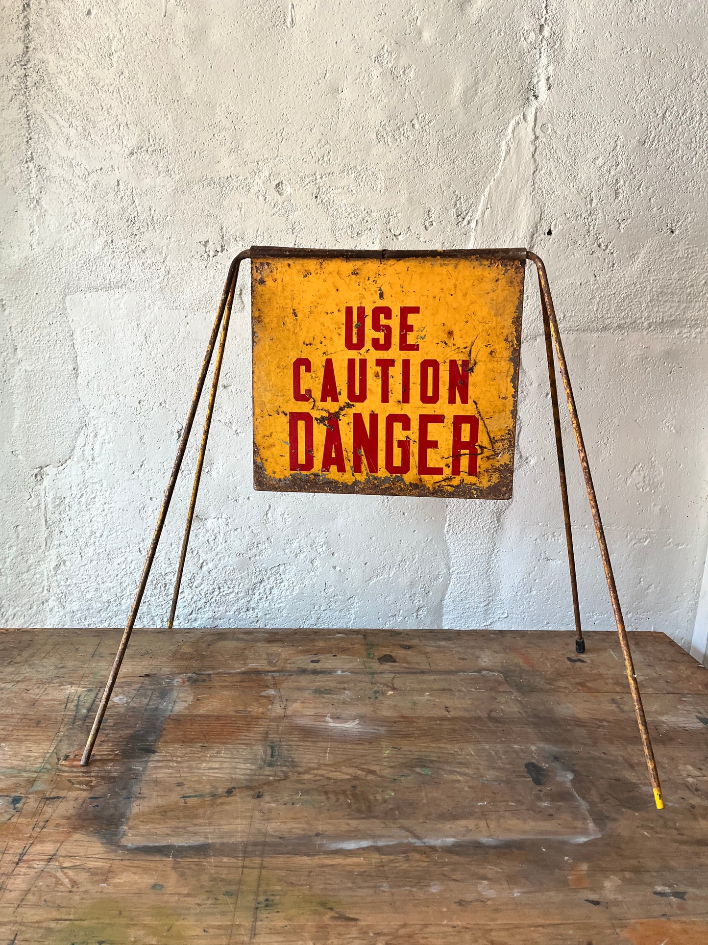 Caution Sign from a Brooklyn High School, 1950s