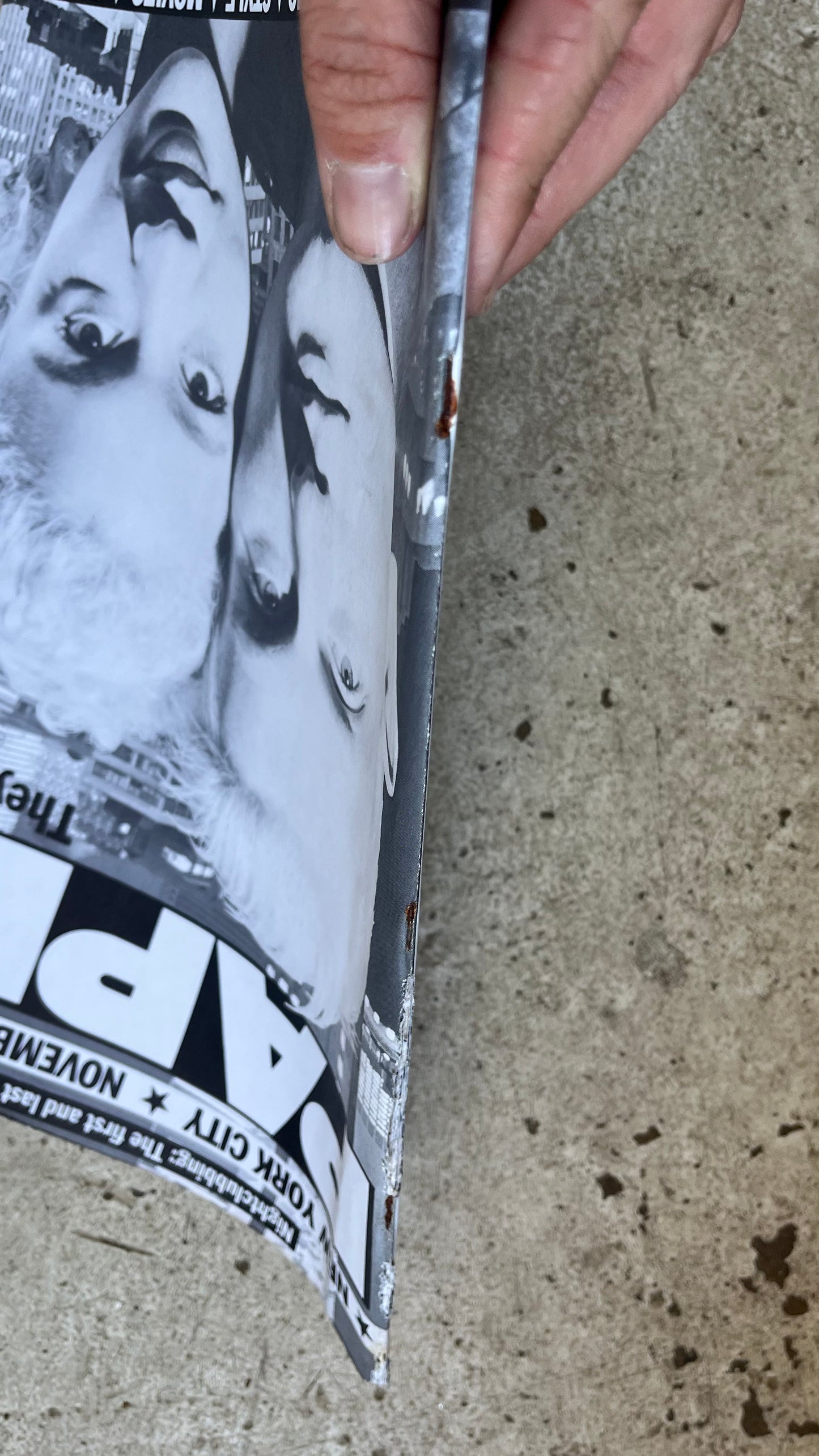 Paper Magazine, November 1987