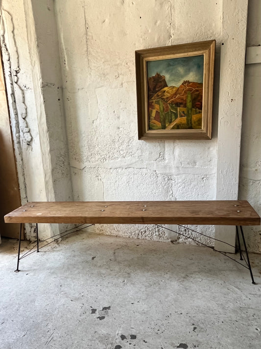 Bench, 1960s (NYC Only, No Shipping)