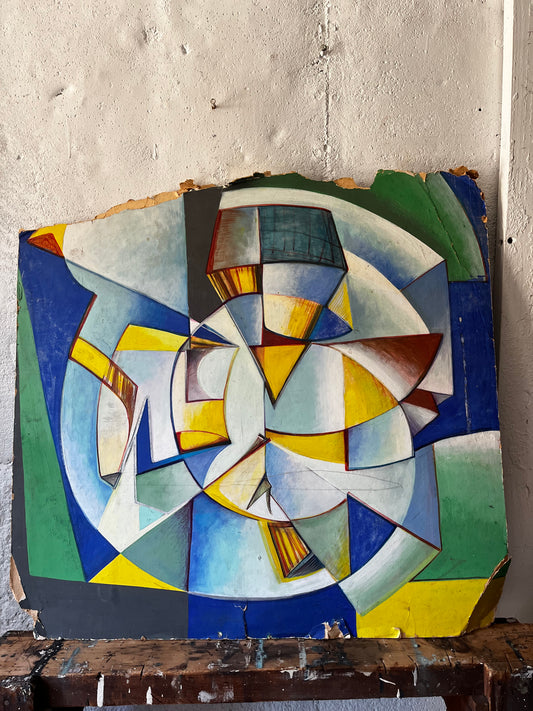 Abstract on Cardboard #2, 1970s (NYC Only)