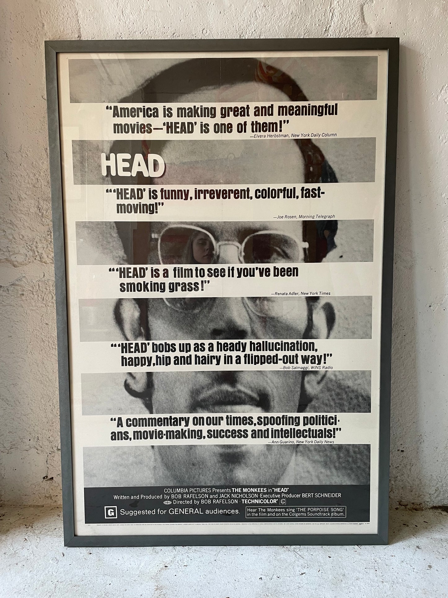 Head, Alternate One Sheet, 1968
