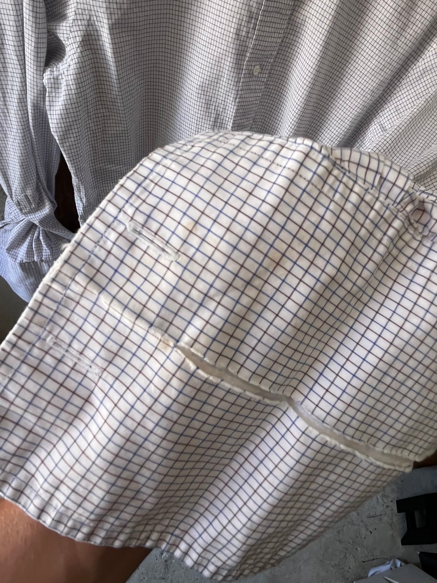 Brooks Brothers Windowpane, Sz M/L, 1990s