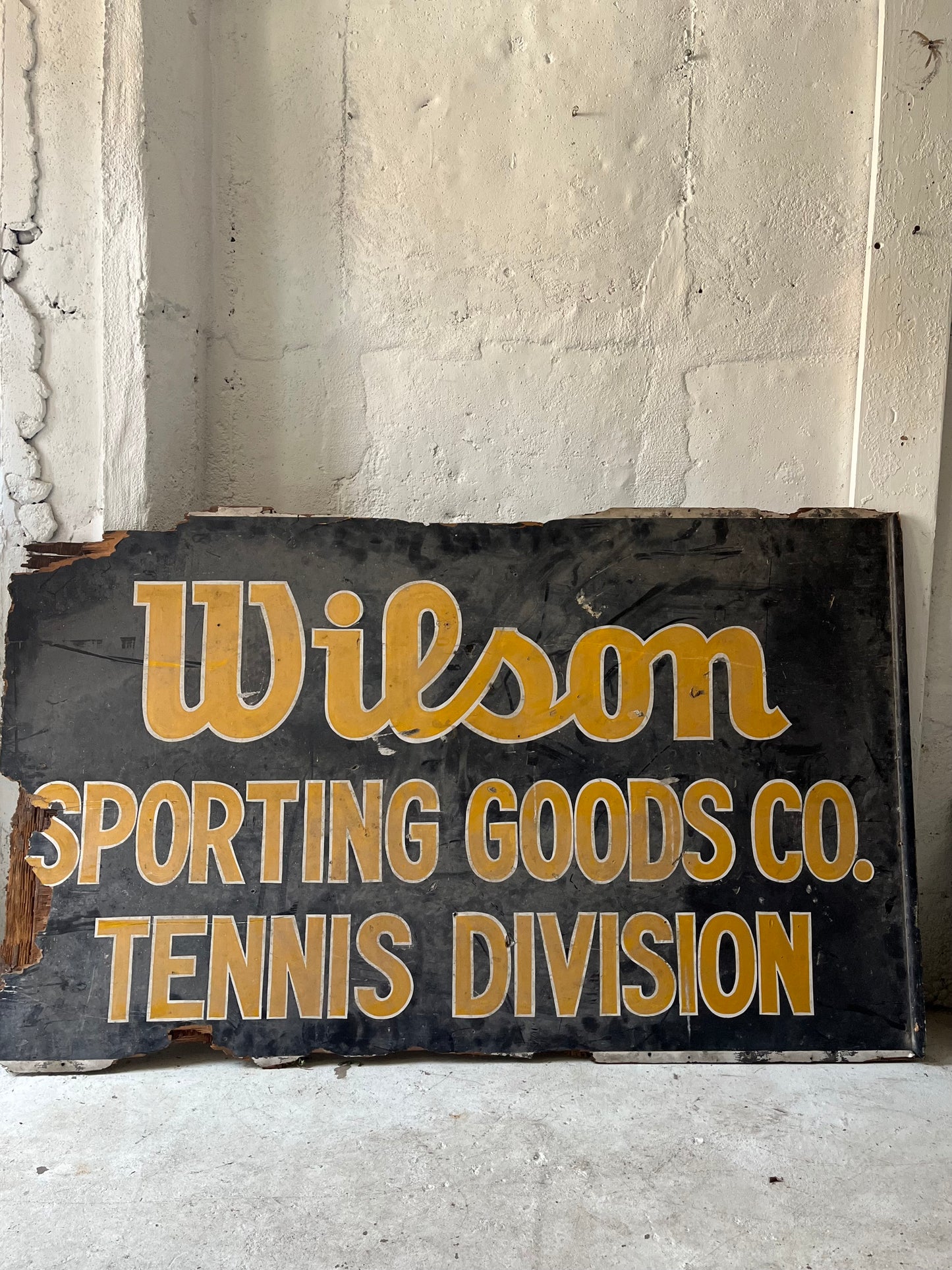 Wilson Tennis Factory Sign, 1960s