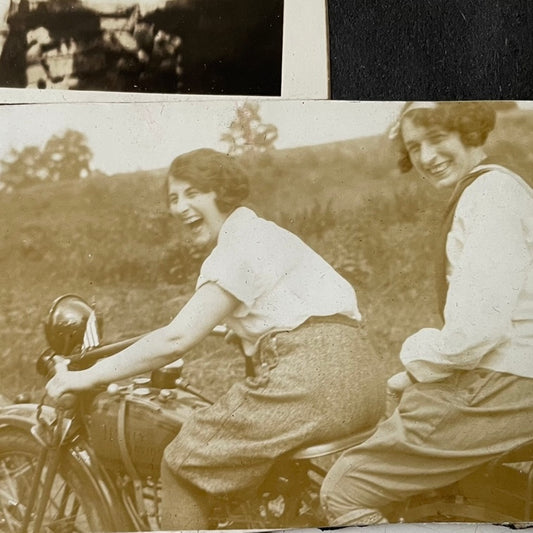 Young Women With Motorcycles, Snapshots, 1920s