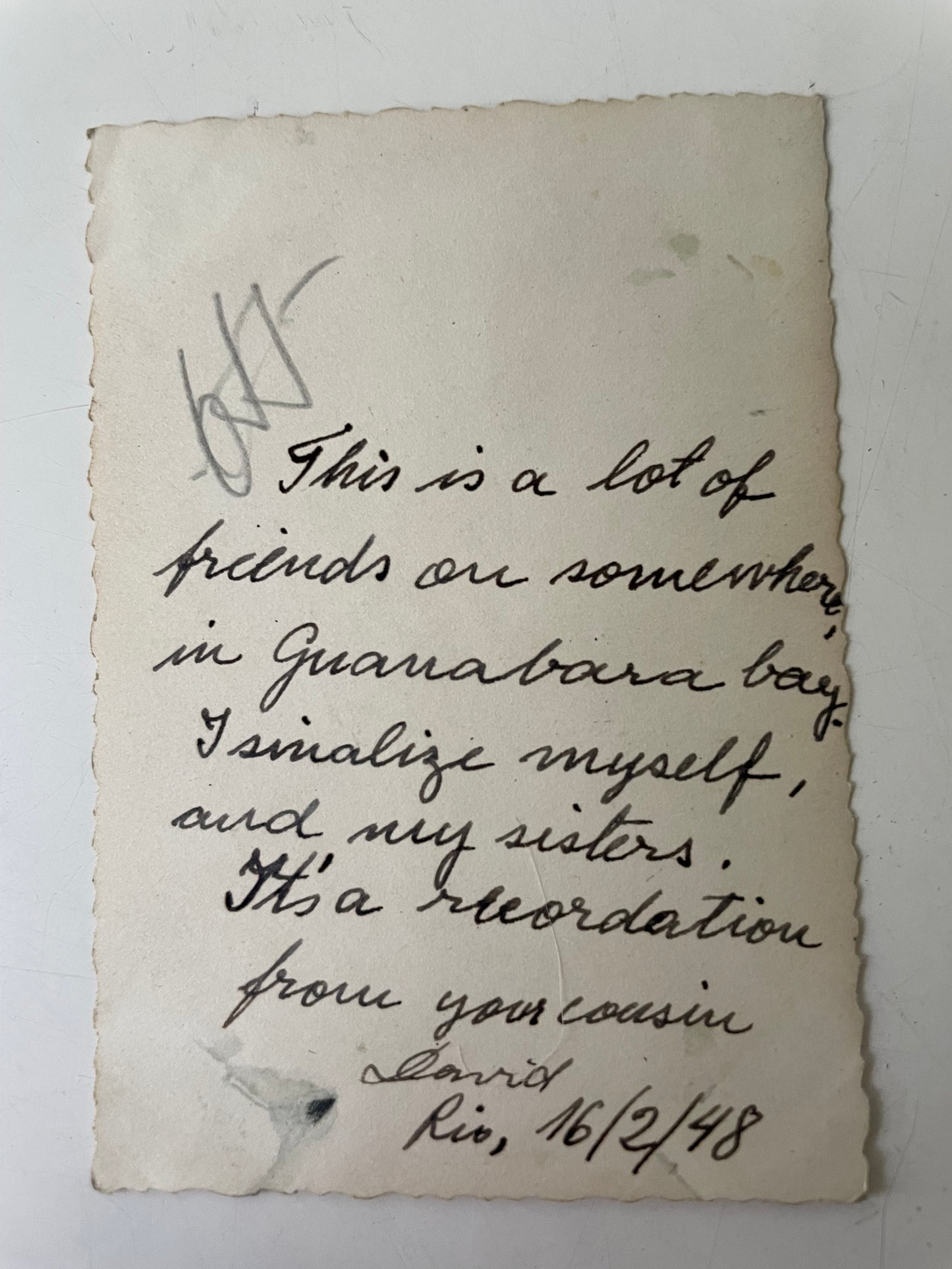 Brazilian Boat Ride, Snapshot, 1940s