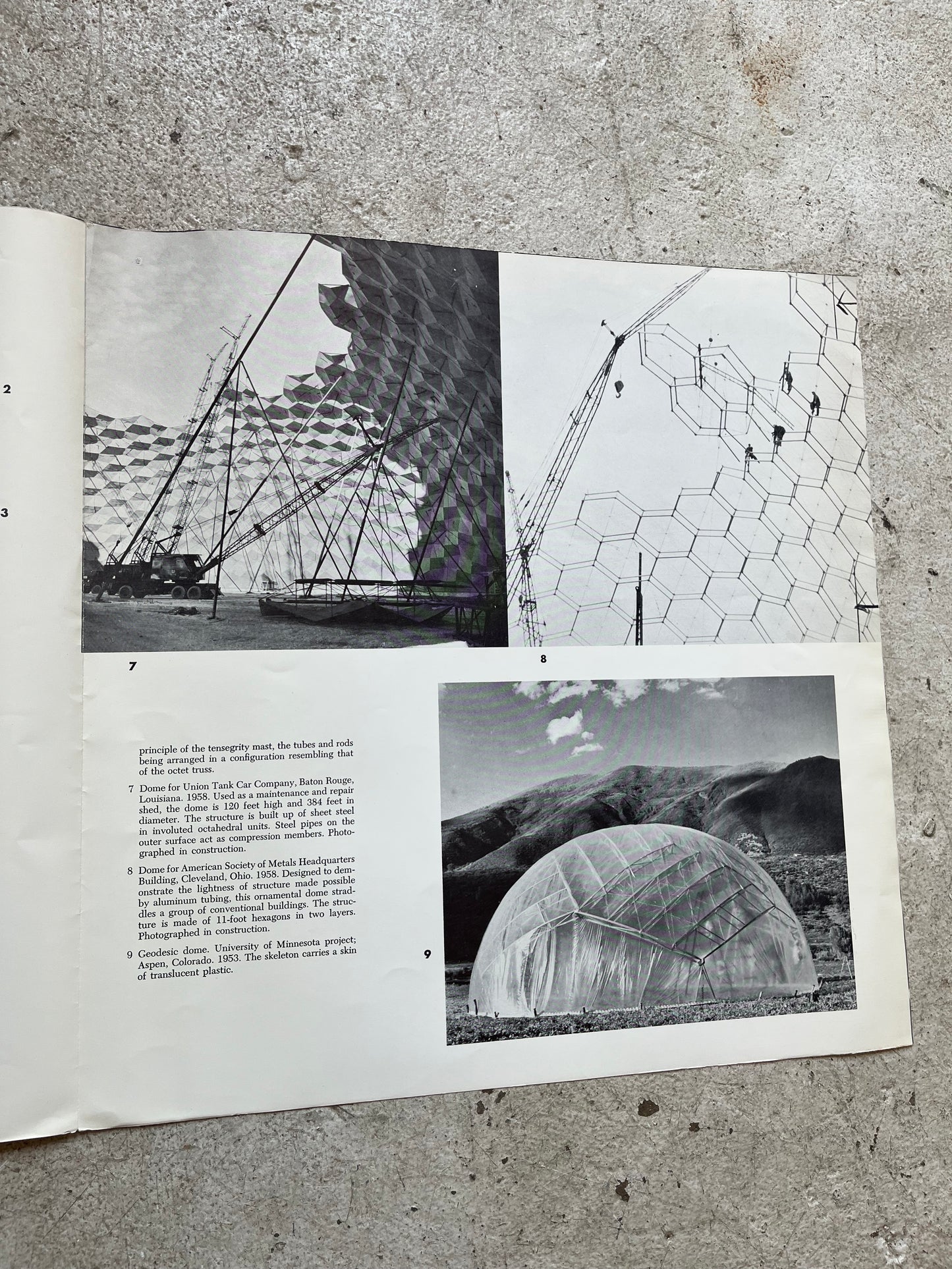 "Three Structures" Buckminster Fuller, MoMA 1960