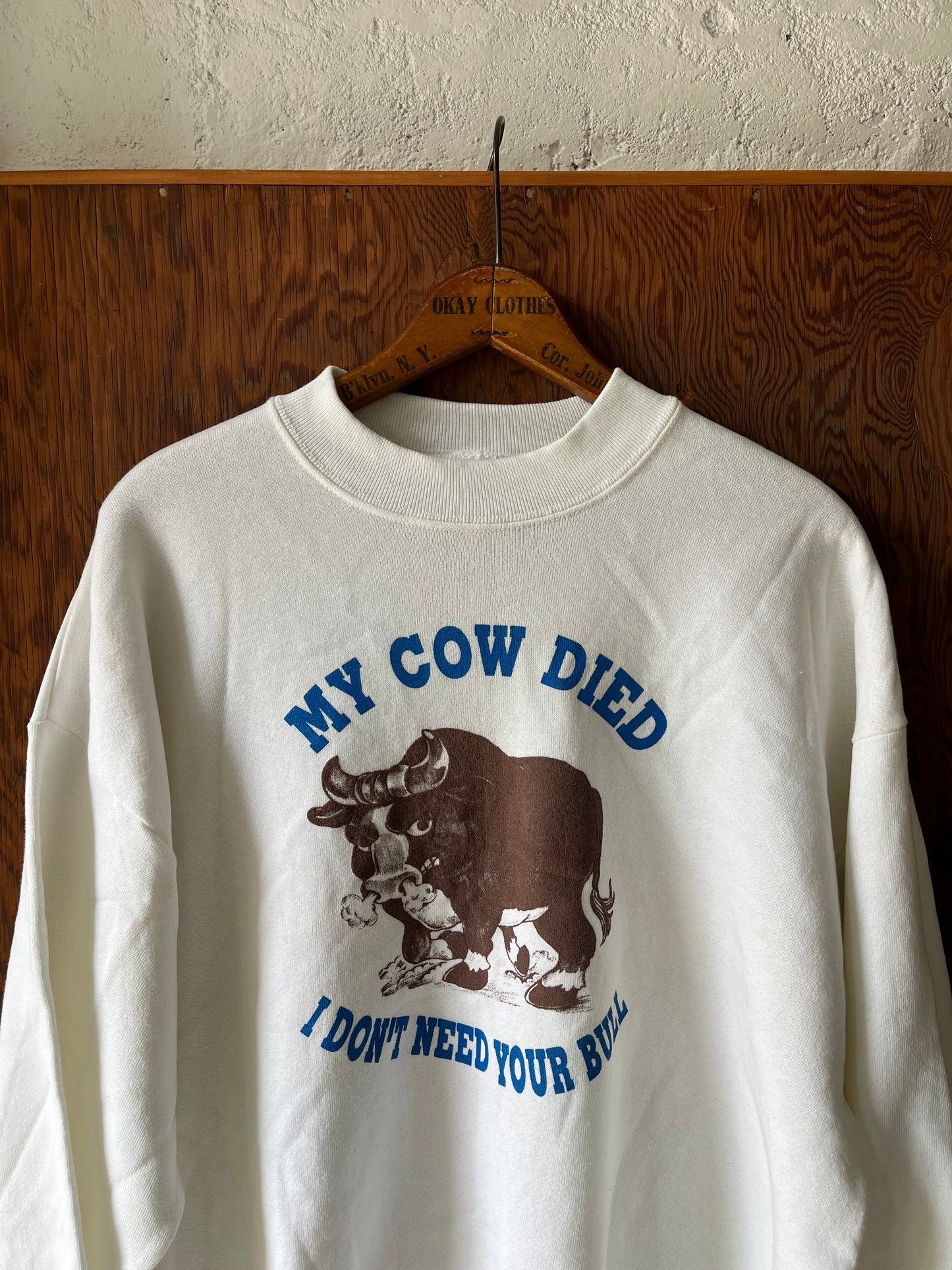 My Cow Died I Don't Need Your Bull, Size XL, 1990s