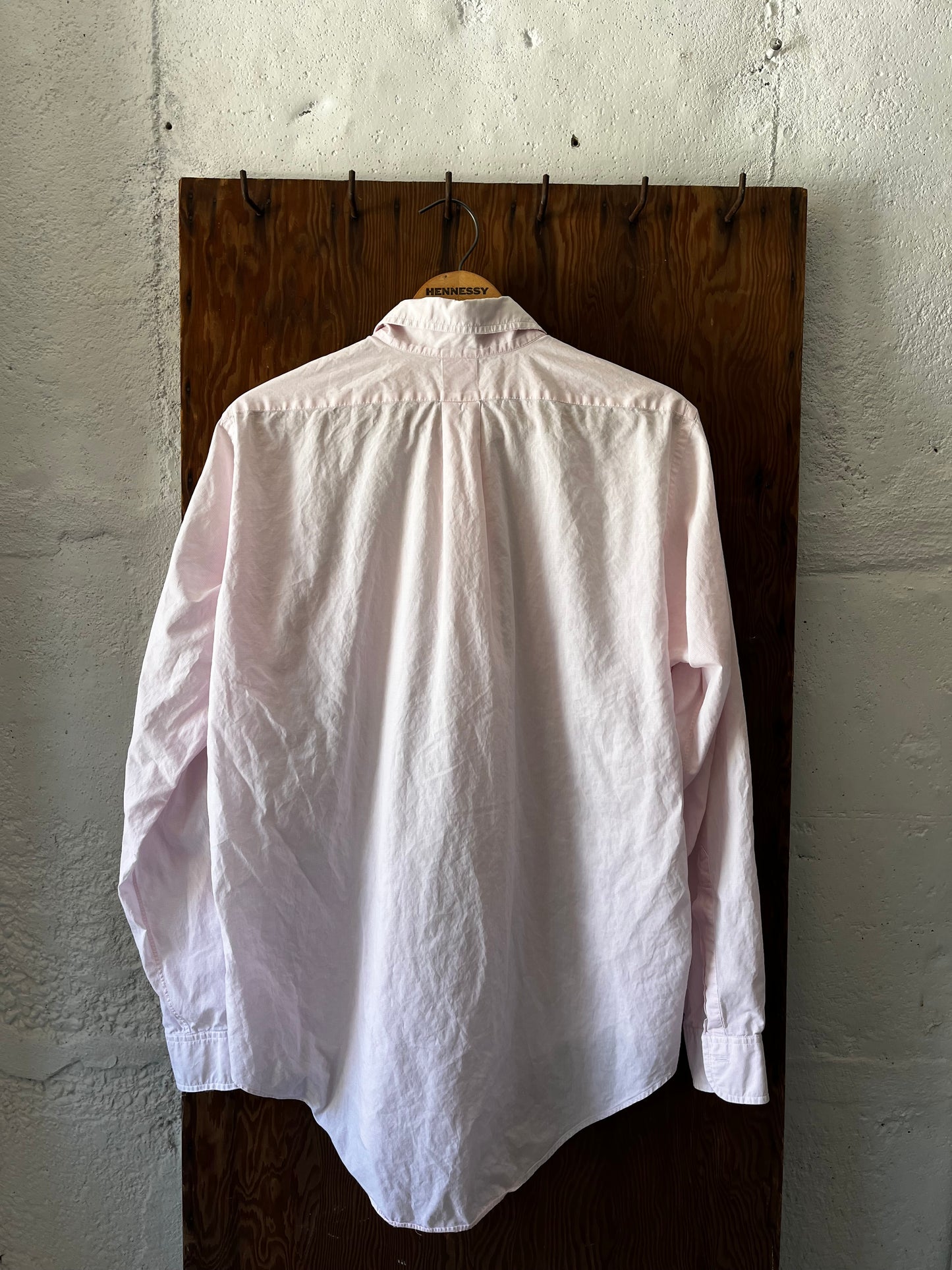 Brooks Brothers Pink Gingham, Sz L, 1980s