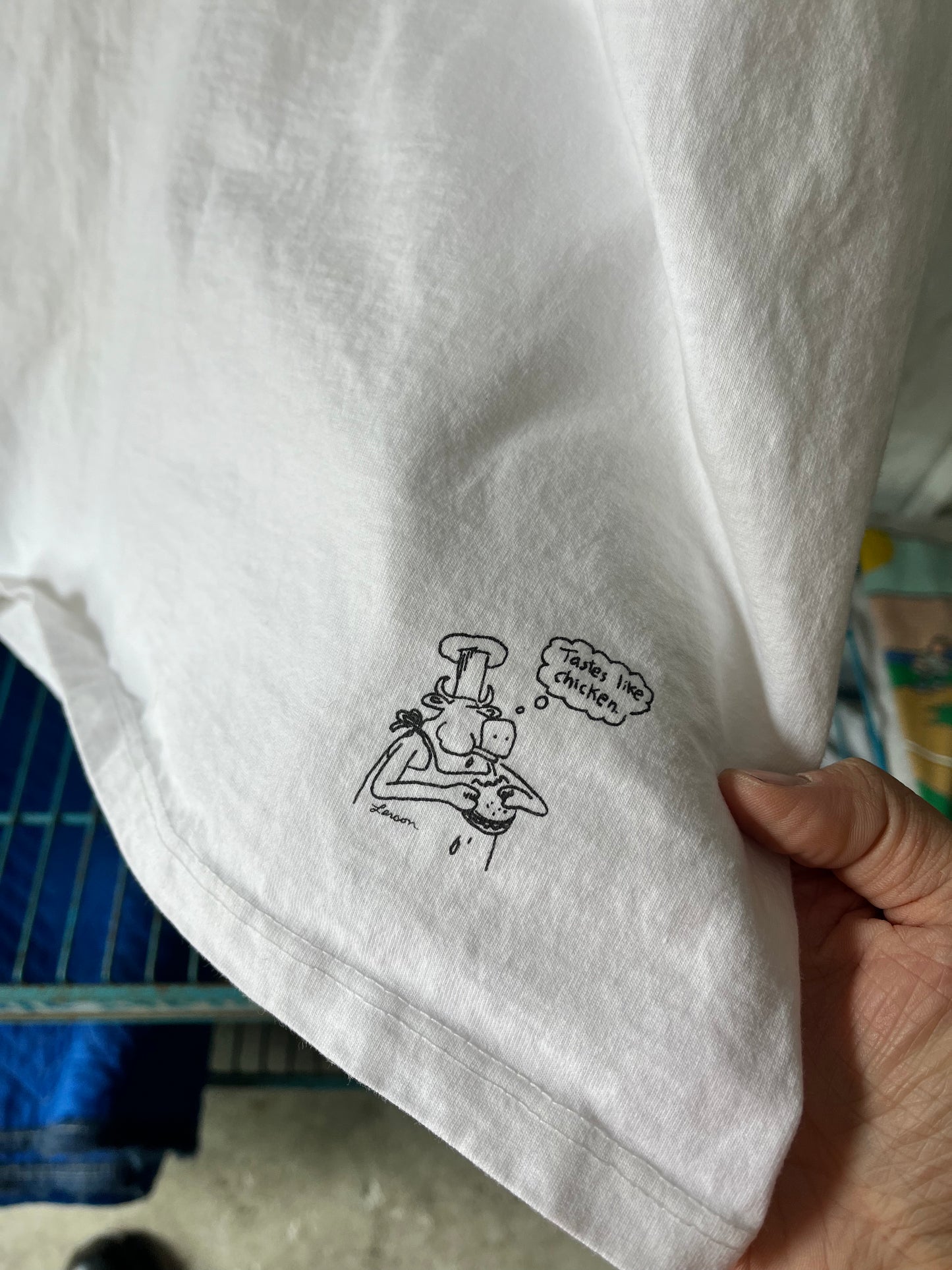 Far Side Comic Canibal Cow, Sz M, 1990s