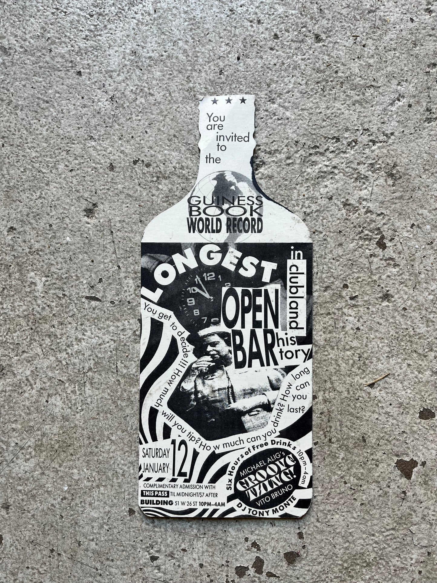 Michael Alig Party Invite, 1990s
