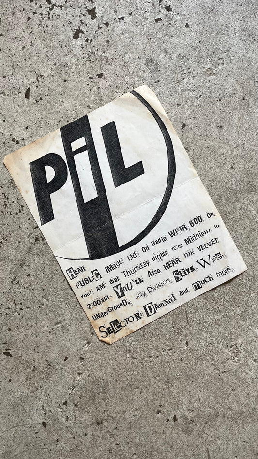 Pratt Radio Flyer, Public Image Ltd, 1980s