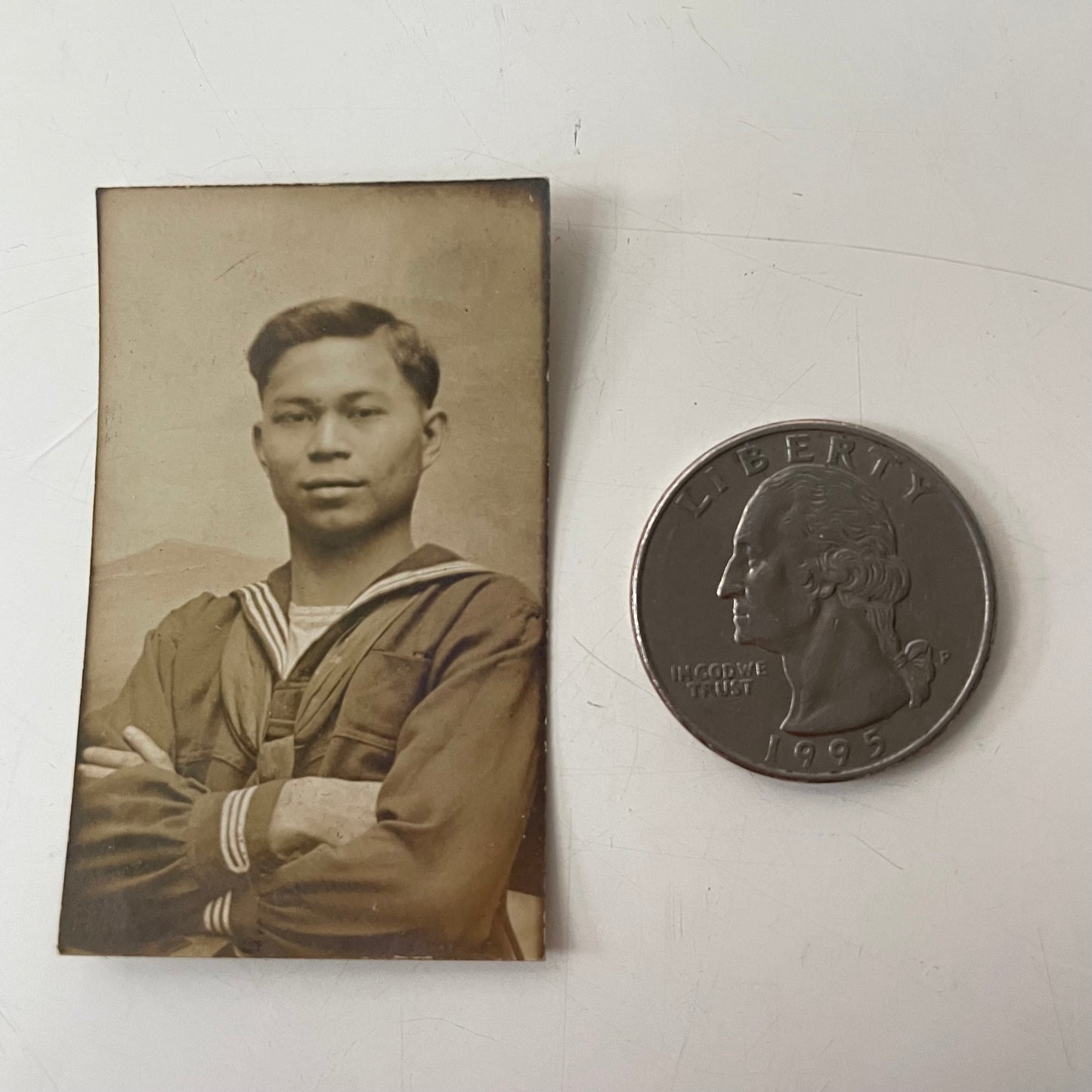 Asian-American WW1 Sailor, Photomatic, 1918