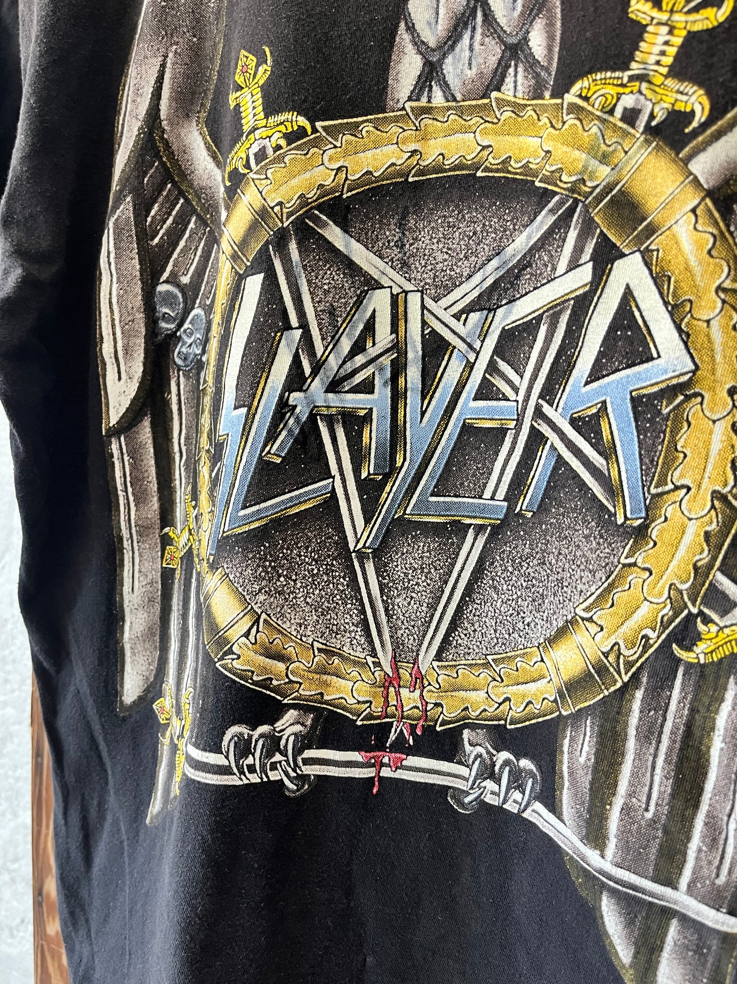 Slayer, Sz M, 1990 (Autographed)